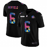 Nike Browns 6 Baker Mayfield Black Vapor Untouchable Fashion Limited Jersey yhua,baseball caps,new era cap wholesale,wholesale hats